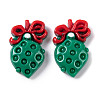 Christmas Decorations Theme Opaque Resin Decoden Cabochons RESI-Z026-01H-1