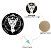 1Pc Chakra Gemstones Dowsing Pendulum Pendants FIND-CN0001-15D-3