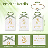 12Pcs Knot Iron Torque Bangles for Women BJEW-JOY0001-09B-2