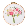 Flower Pattern DIY Embroidery Starter Kits PW-WG24509-10-1