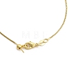 0.9mm Adjustable Slider Brass Box Chain Necklaces for Men Women NJEW-G160-21G-3