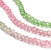 Transparent Painted Glass Beads Strands DGLA-A034-T2mm-A18-4