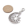 Tibetan Style Alloy Pendant Decoration HJEW-JM01282-2