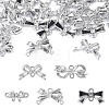 30Pcs 5 Styles Alloy Crystal Rhinestone Bowknot Links Connector Charms FIND-TA0010-98-1
