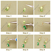 DIY Dinosaur Earring Making Kit DIY-SC0020-91-4