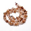 Natural Rutilated Quartz Chip Beads Strands X-G-E271-91-2