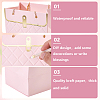 6 Sets 3 Colors Paper Storage Tote Bags ABAG-CP0001-33-6