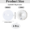 4Pcs PE Plastic Water Bag for Party Decor AJEW-CN0007-39A-2
