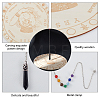 2Pcs Wooden Round Planchette DIY-GA0002-39A-4