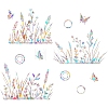 Flower Rainbow Prism Electrostatic Window Stickers PW-WG7E07F-01-1