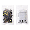Black Opaque Acrylic Beads PACR-YW0001-04C-9