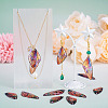 Transparent Resin Wing Pendants Set RESI-TAC0021-01D-6