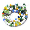 Faceted Glass Beads Strands GLAA-S197-001B-A01-2