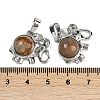 Natural Picture Jasper Pendants G-I374-A-P19-3