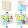 Wooden Painting Frames TOOL-WH0118-18-4