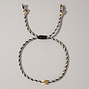 Mother's Day Adjustable Brass Bead Braided Bead Bracelets YE2550-8-1