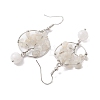 Natural Gemstone Dangle Earrings EJEW-JE05747-6