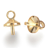 Brass Peg Bails Pendants X-KK-Q675-87-3