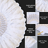 Plastic Folding Fan with Tassels AJEW-WH20130-170A-5