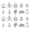10 Styles Pirate Theme Tibetan Style Alloy Pendants FIND-SC0012-73-3