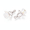 925 Sterling Silver & Austrian Crystal Angel Pendants STER-N016-102P-2