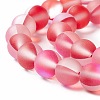 Synthetic Moonstone Beads Strands G-E573-01B-10-4