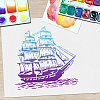 1Pc PET Hollow Out Drawing Painting Stencils DIY-MA0002-40-5