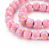 Handmade Polymer Clay Beads Strands CLAY-N008-055-05-3