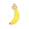 Fruit Alloy Enamel Pendants ENAM-P264-02J-G-2