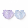 Transparent Frosted Acrylic Beads X-OACR-P013-34M-2