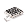 304 Stainless Steel Pendants for Teachers' Day STAS-M299-03AS-3