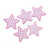 8Pcs Star with Lattice Computerized Embroidery Polyester Iron on/Sew on Patches PATC-TA0001-49A-4