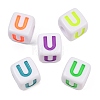 Opaque Acrylic Enamel European Beads AC-ACBA1794-04U-1