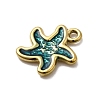 304 Stainless Steel Enamel Pendants STAS-I355-11G-01-2