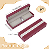 Plastic Pen Gift Packing Boxes CON-WH0001-86B-2