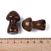 Natural Mahogany Obsidian Mushroom Display Decorations G-Q602-03M-3