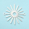 Brass Connector Charms KK-H435-10S-2