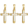 3Pcs Brass with Synthetic Opal Pendants KK-BC0015-77C-1