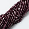 Natural Garnet Bead Strands G-P271-3mm-08-2