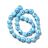 Handmade Evil Eye Lampwork Beads Strands LAMP-E030-03D-2