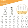 50Pcs Brass Ice Pick Pinch Bails IFIN-FS0001-47B-5