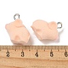 Flocky Acrylic Pendants FIND-A044-01I-3
