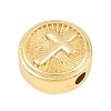 Religion Brass Beads KK-C170-29G-03-2