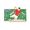 Sports Alloy Enamel Pendants ENAM-I074-01G-06-1