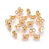 Real 18K Gold Plated Brass Ear Nuts X-KK-L147-214-NR-2