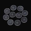 50Pcs Transparent PVC Insulating Gaskets PVC-T006-12mm-01-1