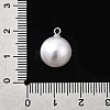 ABS Plastic Imitation Pearl Pendants FIND-H052-01G-04P-3