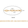304 Stainless Steel Dapped Chains CHS-CJC0001-04G-2