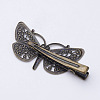 Iron Alligator Hair Clip Findings PHAR-D008-A01-2