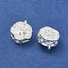 Brass Micro Pave Cubic Zirconia Pendants KK-B172-14S-03-2